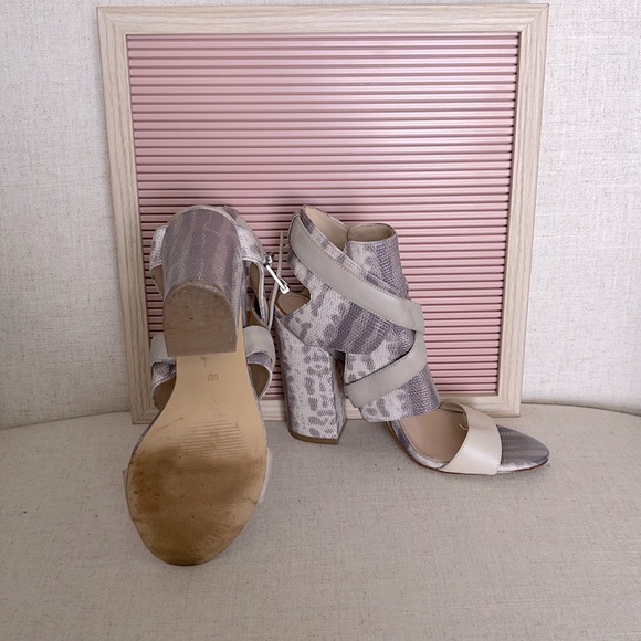 Guess Snakeskin Chunky Heels - Picture 3 of 3
